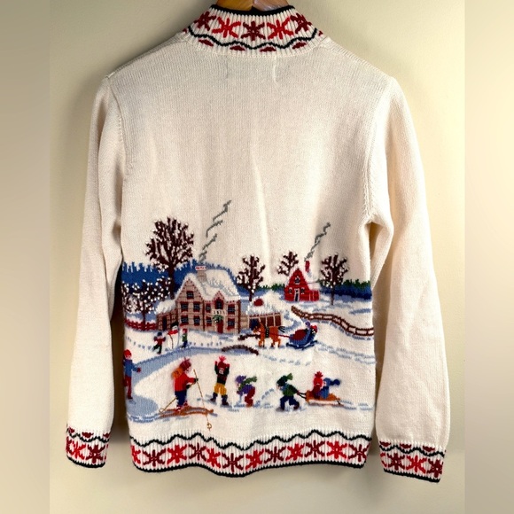 Marisa Christina 2002 Christmas Collection Needle Point Winter Scene AMAZING!!!! - Picture 1 of 12